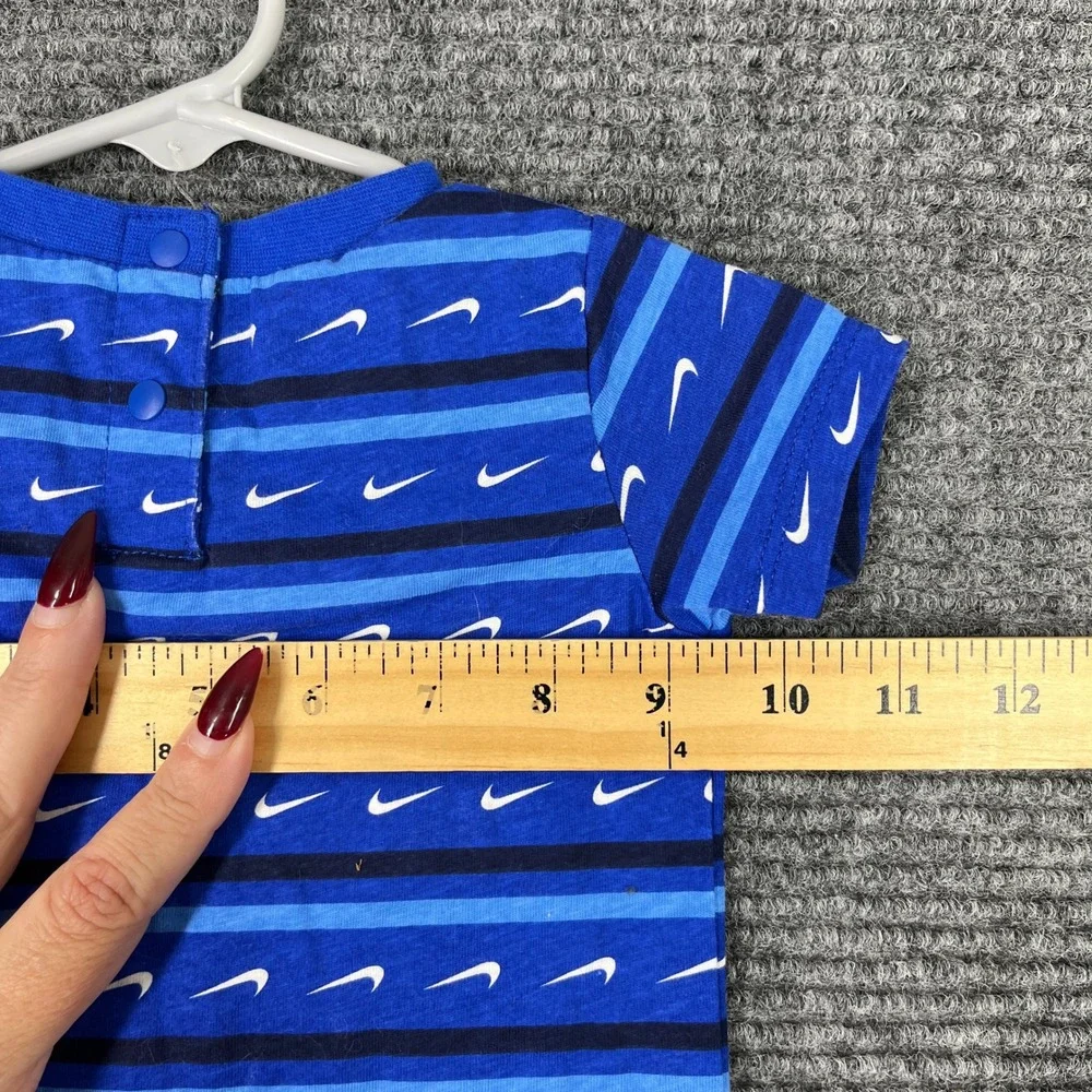 Nike Romper Infants 6M Sporty Athleisure‎ Streetwear Summer Snap Suit